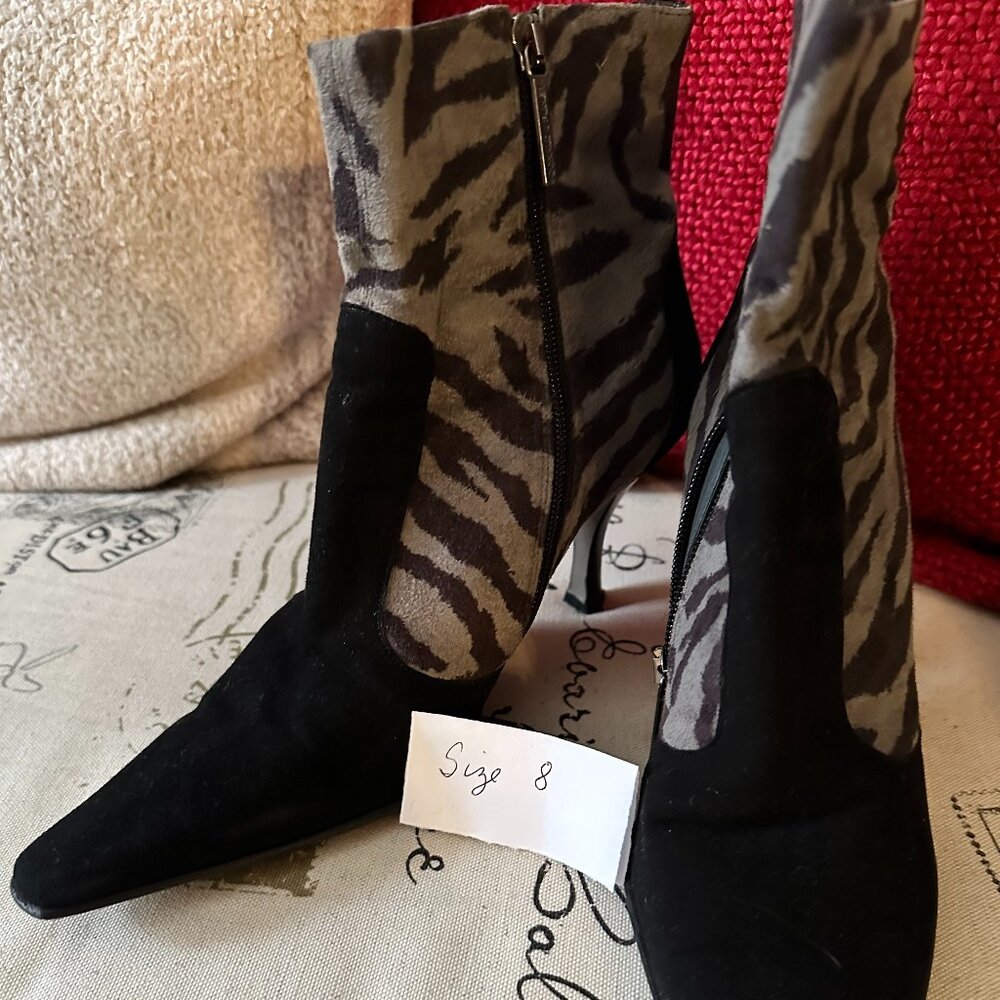 Donald J. Pliner Maliki Heeled Zebra Boot